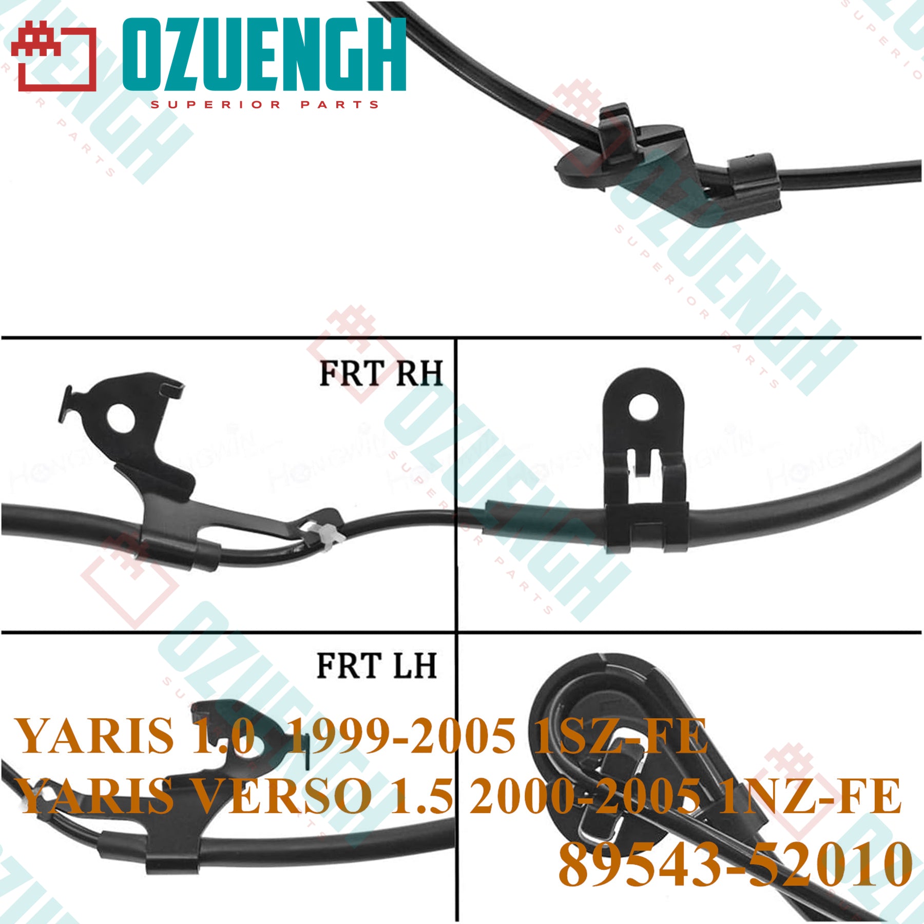 89543-52010   ABS SENSOR   FRONT LEFT