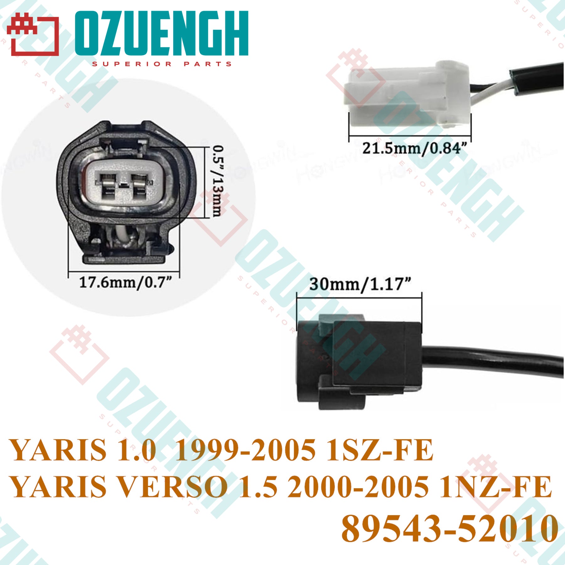 89543-52010   ABS SENSOR   FRONT LEFT