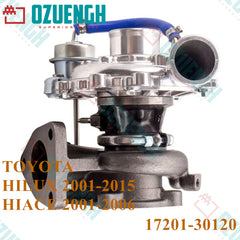 [OZUENGHAUTOPART]TURBO CHARGER 17201-30120 A1021210380 HILUX TIGER/VIGO HIACE IV DYNA 2001-2006 HIGH QUALITY